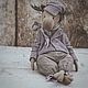 Заказать Лось. Тедди лось. Teddy moose. Teddy bears by Olga handmade xelga_grakova. Ярмарка Мастеров. . Тедди Зверята Фото №3