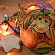 Новогодний деревянный шар с обезьянкой, Шкатулки, Санкт-Петербург,  Фото №1