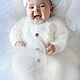 Вязаный комбинезон для новорожденных. Комбинезоны детские. MELISSA for baby. Интернет-магазин Ярмарка Мастеров.  Фото №2