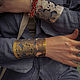 Order Vintage Cuffs Trunks Jasper Bracelet. ket-di. Livemaster. . Vintage bracelets Фото №3