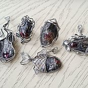 Украшения handmade. Livemaster - original item Jewelry sets: Collection of products from the grant in slate. Handmade.