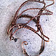 Earcuff for  left  ear "A wing", copper. Cuff Earrings. IVA rainbow art. My Livemaster. Фото №5