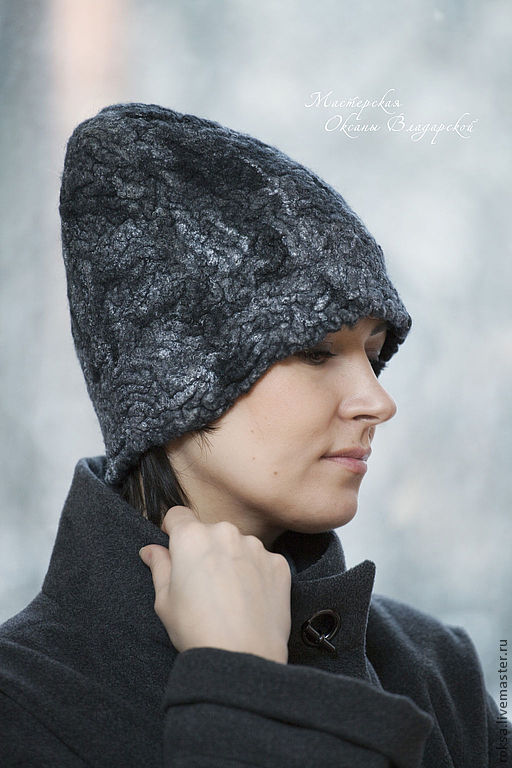 Купить Войлочная зимняя шапка 