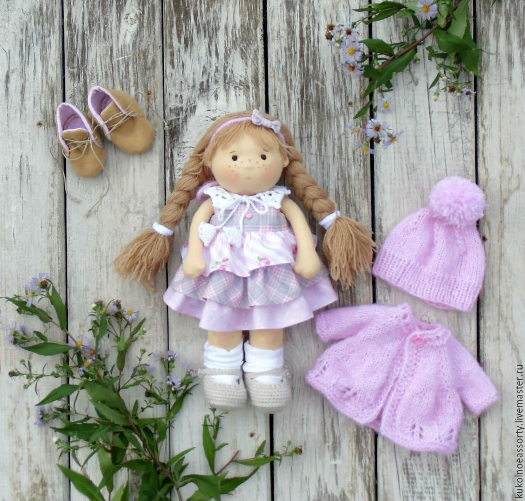 Текстильная кукла вальдорфская
