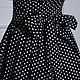 Dress in the style of 50's Small polka dot. Dresses. Moda No Time. My Livemaster. Фото №6