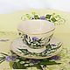 China couple with painted ' day Lily of the valley', Tea & Coffee Sets, ,  Фото №1