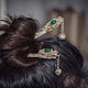 Order Retro Hairpins and Dragon Two-headed Bracelet. ket-di. Livemaster. . Hairpin Фото №3