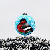 Сувениры и подарки handmade. Livemaster - original item Christmas ball 5cm Christmas tree toy new year gift 2020 ball. Handmade.