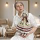 Зайка. Льняная кукла с вышивкой. Интерьерная. Интерьерная кукла. Мастер Татьяна Хрусталева. Ярмарка Мастеров.  Фото №6