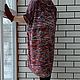 Платье  Кантри женское ручная вязка оверсайз меринос меланж. Платья. Rakovaolya-knitting. Интернет-магазин Ярмарка Мастеров.  Фото №2