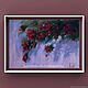Pastel painting flowers 'Branches of a bush rose' 65h50 cm. Pictures. Jenyartstudio. Online shopping on My Livemaster.  Фото №2