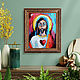 Картина маслом Иисуса Христа "Портрет Иисус" Икона. Картины. Картина от Ани. Интернет-магазин Ярмарка Мастеров.  Фото №2