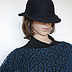 Заказать Топ / накидка / пончо / туника из льна, оверсайз. IRINA GRUDKINA Handmade Knitwear. Ярмарка Мастеров. . Пончо Фото №3