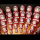 Matryoshka dolls with logo Corporate Wholesale. Dolls1. Original painted Souvenirs and gift. My Livemaster. Фото №5