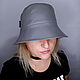 Panama grey genuine leather. Panama. Lollypie - Modiste Cat. Online shopping on My Livemaster.  Фото №2