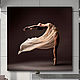 Картина маслом Элегантная танцующая балерина Современное искусство, Картины, Москва,  Фото №1