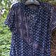 Blouse, viscose. Summer tunic, boho, patchwork. Vintage blouses. Puppet World of Dominica. Online shopping on My Livemaster.  Фото №2