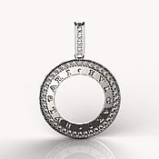 Украшения handmade. Livemaster - original item Bulgari pendant made of 925 sterling silver (P48) bulgari pendant. Handmade.