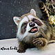 Teddy Animals: Baby Raccoon Candy. Teddy Toys. Irina Fedi Toys creations. My Livemaster. Фото №6