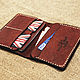 Портмоне под автодокументы. Кошельки. Handy Beast Leather. Ярмарка Мастеров.  Фото №4