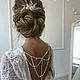 Comb for the hair of the bride from pearls and mother of pearl. Hair Decoration. Кристальная веточка - Crystal twig (Crystal-twig). My Livemaster. Фото №6