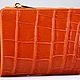 Кошелек из натуральной кожи крокодила IMA0027O45. Кошельки. CrocShop товары из экзотической кожи. Ярмарка Мастеров.  Фото №5