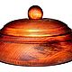 Order Wooden pot-barrel, salt shaker with lid made of Siberian Cedar. K2. ART OF SIBERIA. Livemaster. . Candy Dishes Фото №3