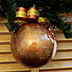 Vintage Christmas tree toy New Year's ball on the Christmas tree 'Snowman'. Christmas decorations. Дом креативного декора
        Wedge Magic. My Livemaster. Фото №4