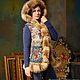 Vest of tapestry fabric with fox fur (GN000 / 70). Vests. Olga Lavrenteva. Online shopping on My Livemaster.  Фото №2