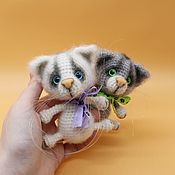Куклы и игрушки ручной работы. Ярмарка Мастеров - ручная работа Mini gatitos. Handmade.