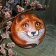 Order The Fox Fox Ball tumbler musical Painting on wood. Original painted Souvenirs and gift. Livemaster. . Toys Фото №3