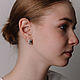 Серьги конные виды спорта "Голова лошади". Серьги классические. Sabira Jewelry. Ярмарка Мастеров.  Фото №15