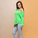 Light green pullover. Pullover Sweaters. SHAPAR - knitting clothes. Online shopping on My Livemaster.  Фото №2