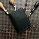 Заказать Обложка для автодокументов ручной работы из итальянской кожи. BARCA Leather Craft изделия из кожи (barca-di-carta). Ярмарка Мастеров. . Обложка на паспорт Фото №3