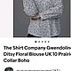 Винтаж: Премиум.Блуза в стиле бохо редкость,английский брэнд The shirt company. Блузки винтажные. Mishutkino-detstvo. Ярмарка Мастеров.  Фото №11