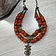 Peru Necklace with African glass. Necklace. Supershtuchki. My Livemaster. Фото №6