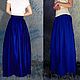 Long skirt with pleats iris. Skirts. Lana Kmekich (lanakmekich). Online shopping on My Livemaster.  Фото №2
