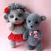Куклы и игрушки handmade. Livemaster - original item Yasya hedgehog and mouse Marisol handmade toys. Handmade.