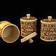 Set of birch bark curtains 'Strawberry' D10. Storage container, Jars, Tomsk,  Фото №1