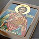 Order The icon of St. Panteleimon (handwritten). Marusia. Livemaster. . Icons Фото №3