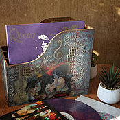Для дома и интерьера handmade. Livemaster - original item Box for vinyl records Street art. Box decoupage. Handmade.