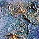 Золотая рыбка рождает виртуальные частицы. Живопись акрил на холсте. Картины. Абстрактная живопись Саламандры. Интернет-магазин Ярмарка Мастеров.  Фото №2
