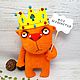 The Cat of Omnipotence. Red cat toy by Vasya Lozhkin, Stuffed Toys, Moscow,  Фото №1