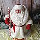 Santa Claus with a staff a cotton toy under the Christmas tree as in childhood the USSR. Ded Moroz and Snegurochka. juliaartist (dedatut). Online shopping on My Livemaster.  Фото №2
