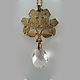 Vintage Enamel Flower Tree Faceted Teardrop Bead Pendant. Vintage pendants. Bijoudelice. My Livemaster. Фото №5