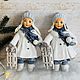 Ватная ёлочная игрушка «Девочка с санками». Елочные игрушки. Мастерская ватной игрушки «Подарки для ЁЛКИ». Ярмарка Мастеров.  Фото №5