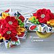 Order Elastic bands for hair Bouquet 9. Rainbow colors. Livemaster. . Scrunchy Фото №3