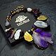 Заказать Колье из натуральных камней "Фея Сказочных Грез". magic jewelry. Ярмарка Мастеров. . Колье Фото №3