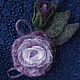 Purple brooch bouquet (pale), Brooches, Tolyatti,  Фото №1