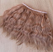 Материалы для творчества handmade. Livemaster - original item Mohair tress (Sunny beach) (Hair for dolls). Handmade.